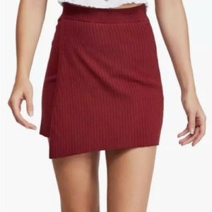 Free People Knit ribbed wrap skirt size small EUC